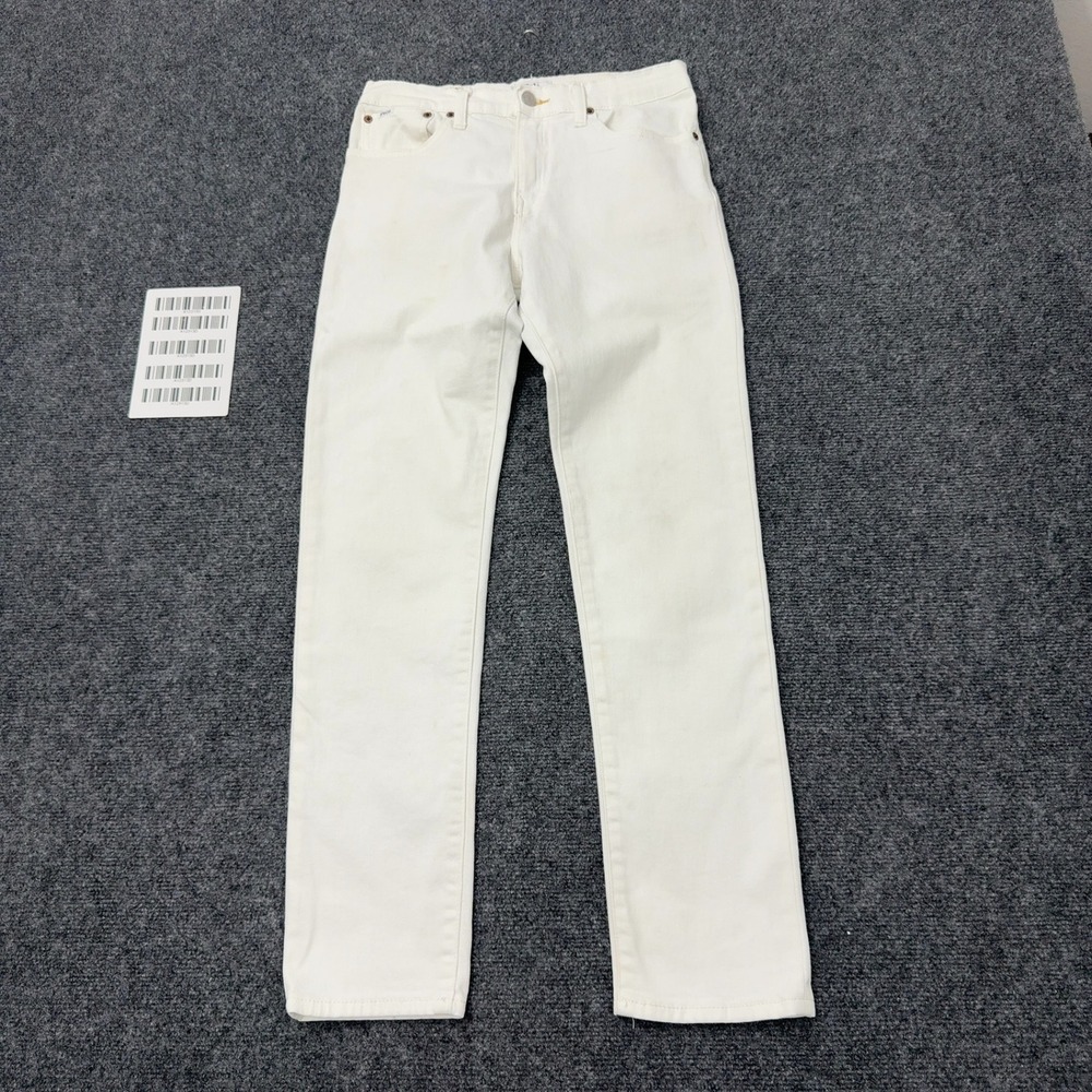 Polo Ralph Lauren Jeans Boys 16 White Cotton Stretch The Sullivan Slim Classic